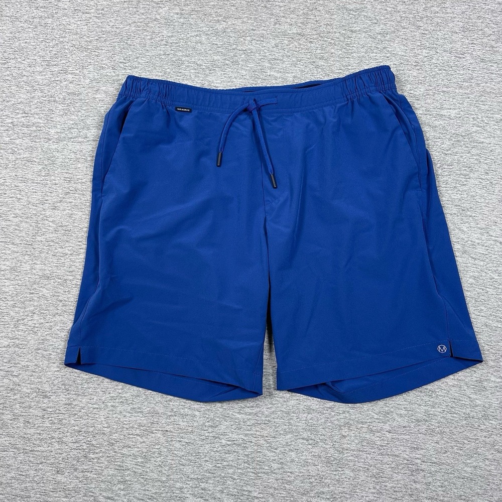 Mr Marvis The Sports Shorts Mens XL Blue Royals Athletic Active Stretch Gym